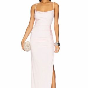 Lovers + Friends Odessa Gown in Baby Pink